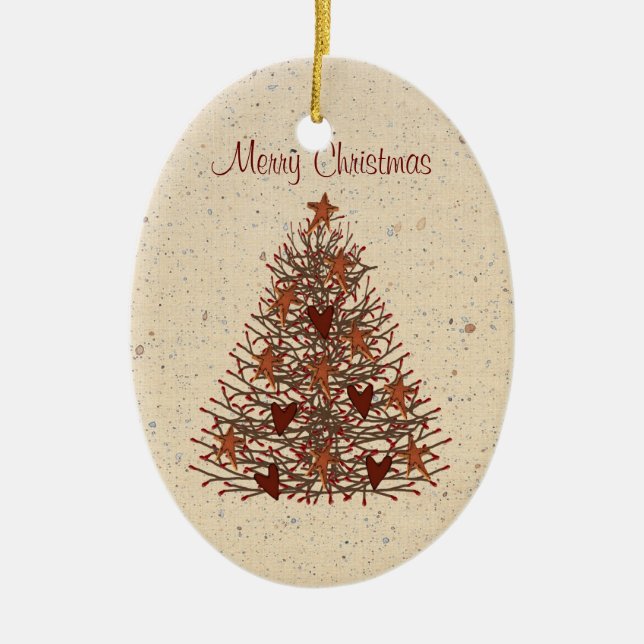 Ornamento primitivo del árbol (Frente)