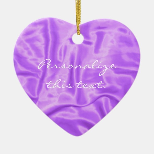 Ornamento Purple Satin-Christmas (Frente)