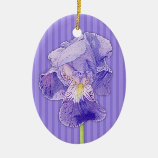 Ornamento púrpura iris (Frente)