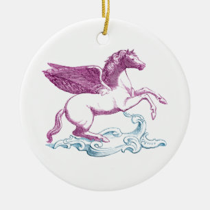 Ornamento púrpura Pegasus
