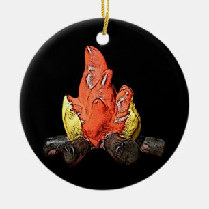 Ornamento quemador de fuego