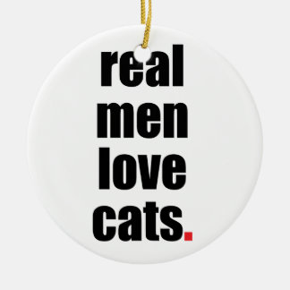 Ornamento real de los gatos del amor de los