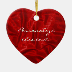 Ornamento Red Satin-Christmas