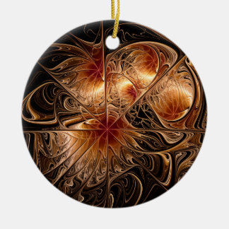 Ornamento redondo de bronce