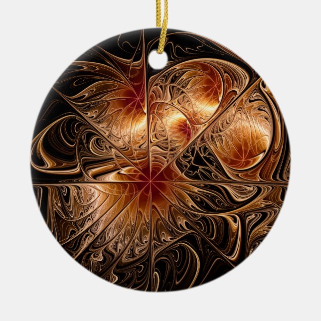 Ornamento redondo de bronce (Frente)