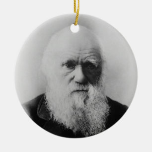 Ornamento redondo de Charles Darwin 2 del átomo