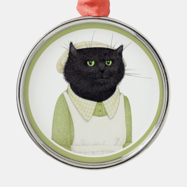 Ornamento redondo de KITCHEN MAID CAT Premium (Frente)
