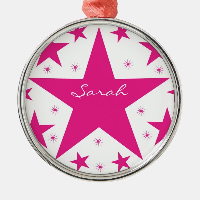 Ornamento redondo de la colección Superstar Premiu (Frente)