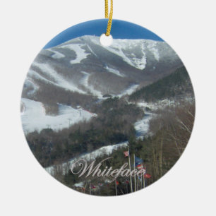 Ornamento redondo de la montaña de Whiteface