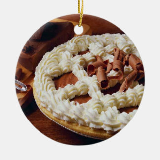 ORNAMENTO REDONDO DE LA TARTA DE CREMA DEL