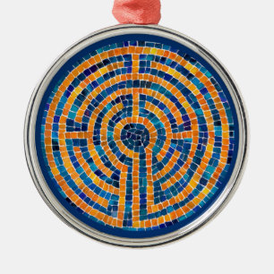 Ornamento redondo de LABYRINTH IV Premium
