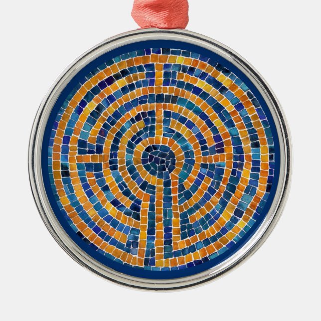 Ornamento redondo de LABYRINTH IV Premium (Frente)