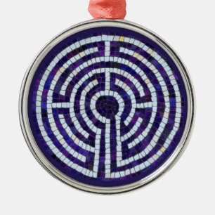 Ornamento redondo de LABYRINTH VIII Premium