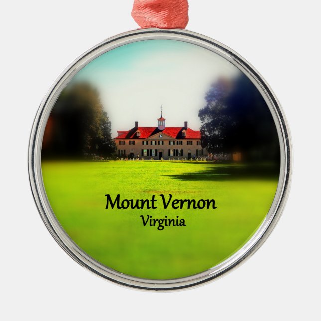 Ornamento redondo de Mount Vernon (Frente)