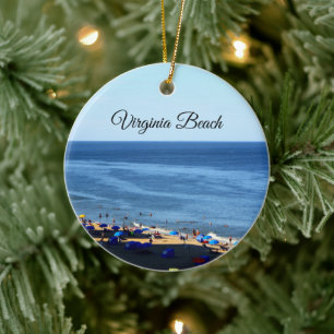 Ornamento redondo de Virginia Beach