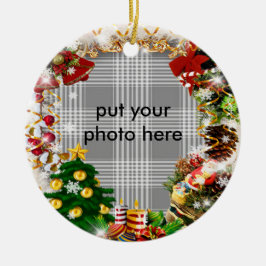 Ornamento redondo del marco