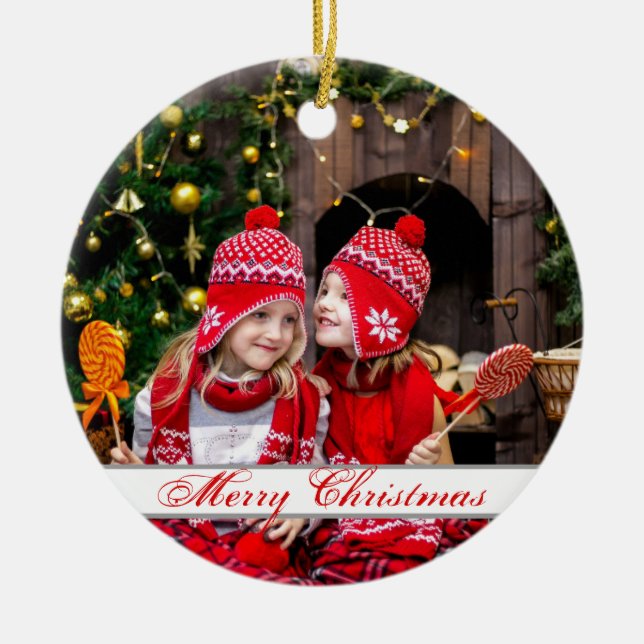 Ornamento redondo HAMbyWG - Rojo (Frente)