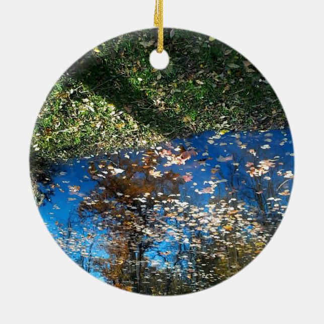 Ornamento redondo otoñal de Miroir Mirror (Atrás)