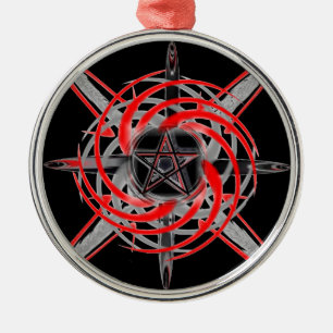 Ornamento redondo Pagan Star Premium