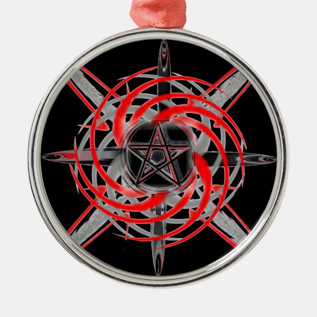 Ornamento redondo Pagan Star Premium (Frente)