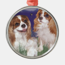 Ornamento, regalo, ornamento metalizado de espátul