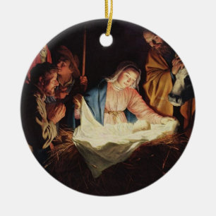 Ornamento religioso de la pintura de escena de la