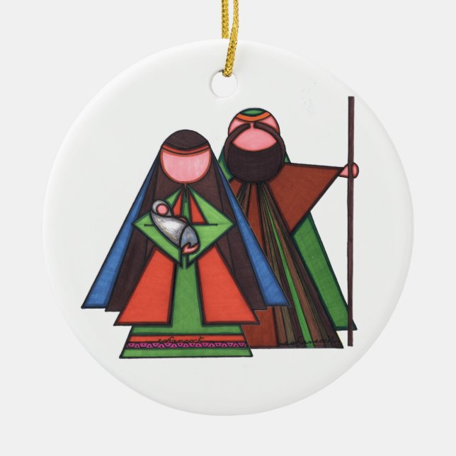 Ornamento religioso del navidad (Frente)