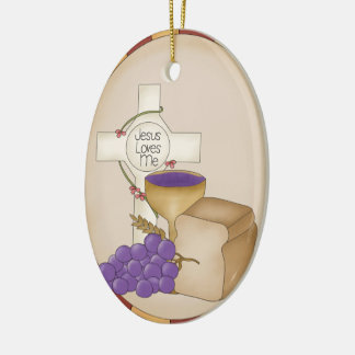 Ornamento religioso o tapiz de la primera comunión