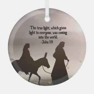 Ornamento religioso Personalizado de Navidad