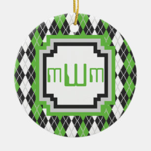 Ornamento Retro Argyle