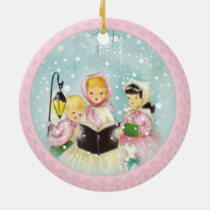 Ornamento retro del árbol del día de fiesta del