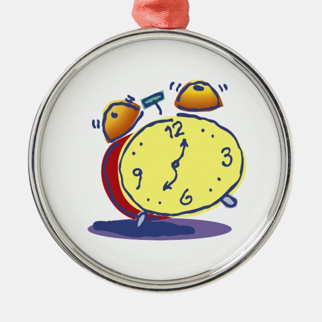 Ornamento retro del despertador (Frente)