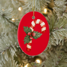 Ornamento rojo de paraguas para los Navidades de l
