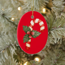 Ornamento rojo de paraguas para los Navidades de l