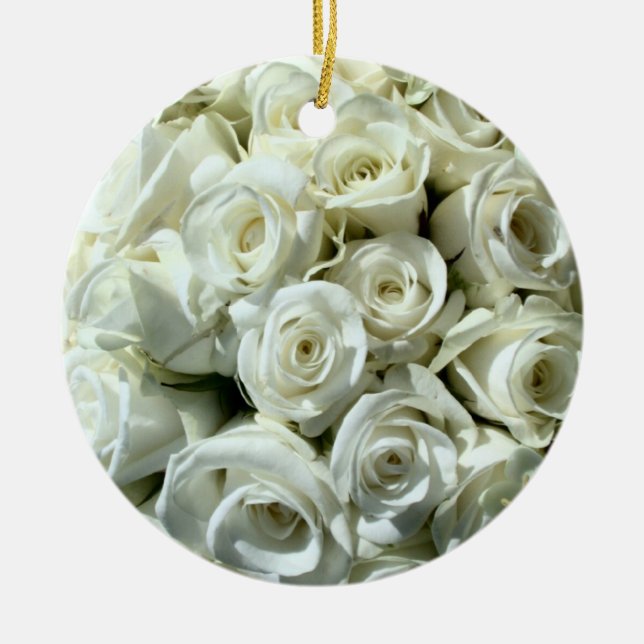 Ornamento rosa blanco (Frente)