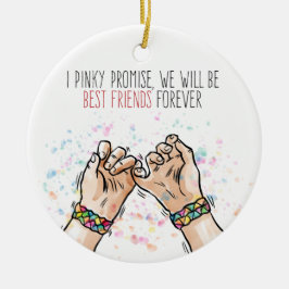 Ornamento rosado de la promesa el | de los mejores