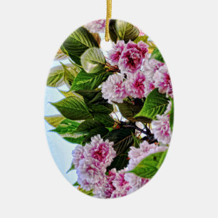 Ornamento rosado de las flores