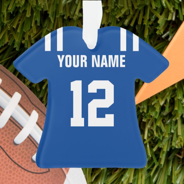 Ornamento Royal Blue & White Jersey (Subido por el creador)