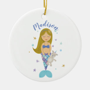 Ornamento rubio de little mermaid