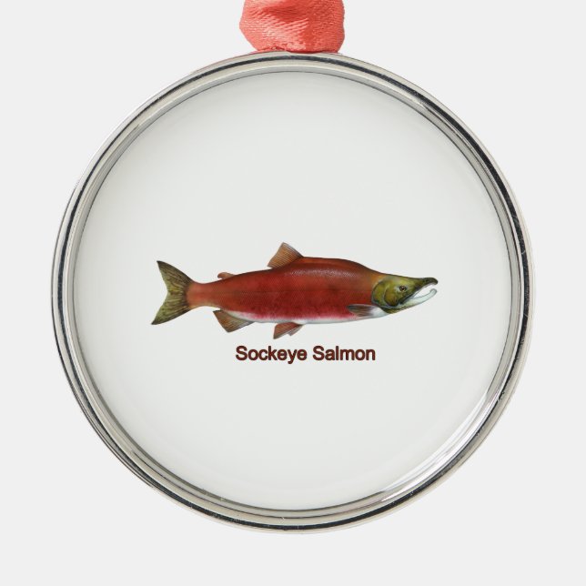 Ornamento Salmon Sockeye (Frente)