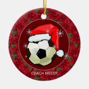 Ornamento - Santa Soccerball