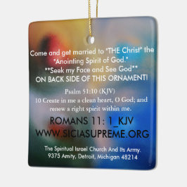 ORNAMENTO SANTO - BENDECIDO Y APROBADO POR DIOS