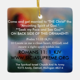 ORNAMENTO SANTO - BENDECIDO Y APROBADO POR DIOS