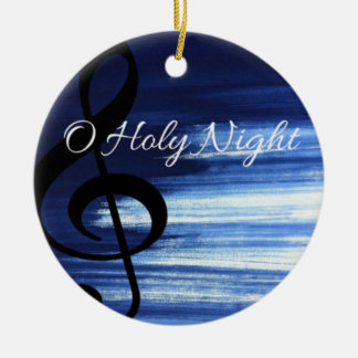 Ornamento santo del navidad de la noche de O