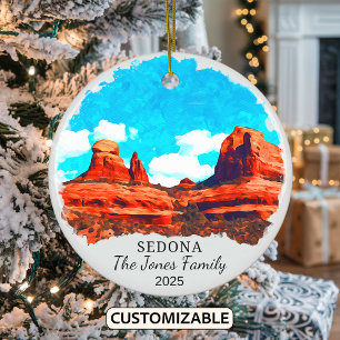 Ornamento Sedona personalizado, estado de Arizona