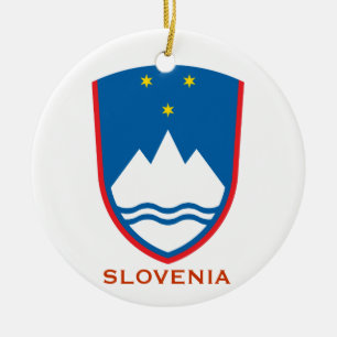 Ornamento Slovenski Božični Okrase del escudo de