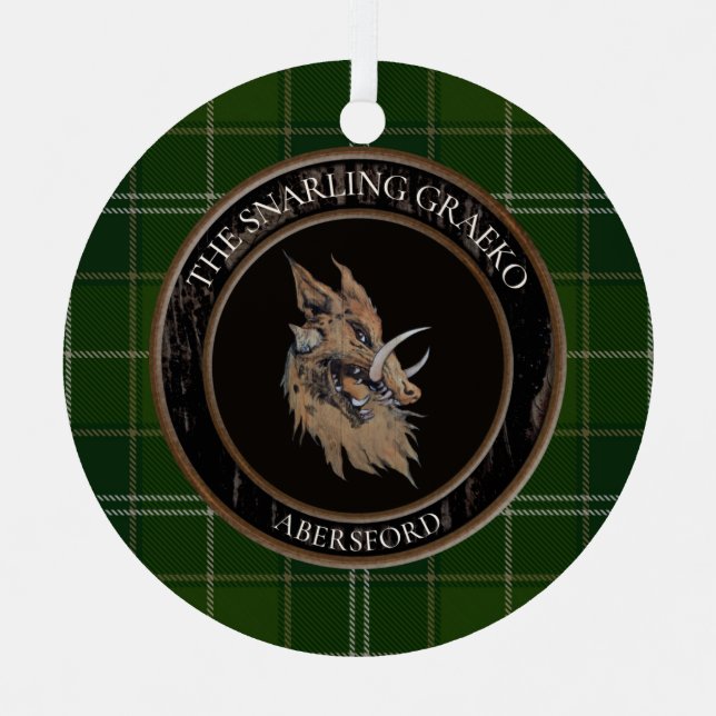 Ornamento Snarling Graeko Xmas (Anverso)