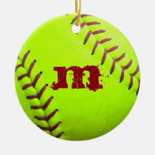Ornamento Softball Yellow Fast Pitch 8U 10U 12U 14