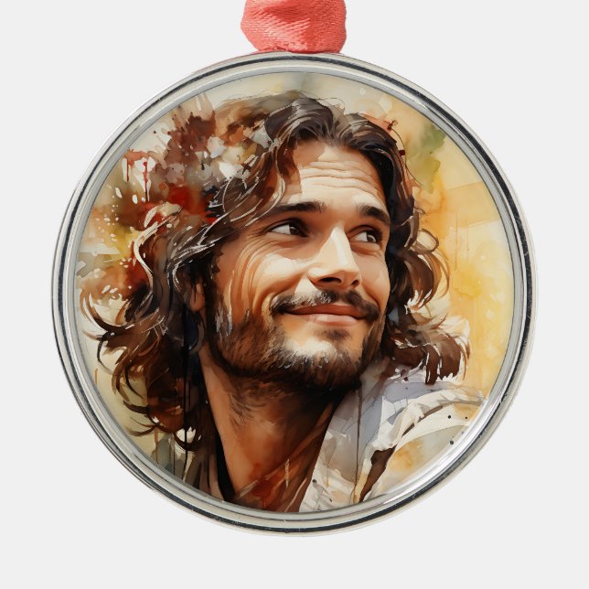 Ornamento sonriente de Jesús (Frente)