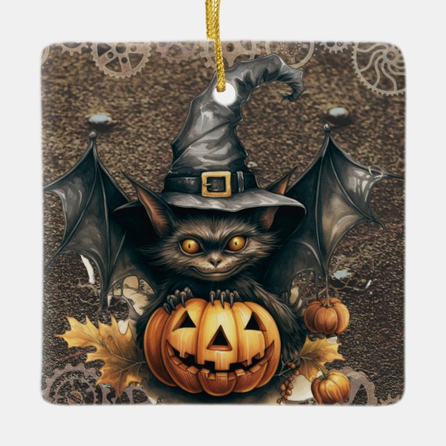 Ornamento Steampunk de Halloween (Anverso)